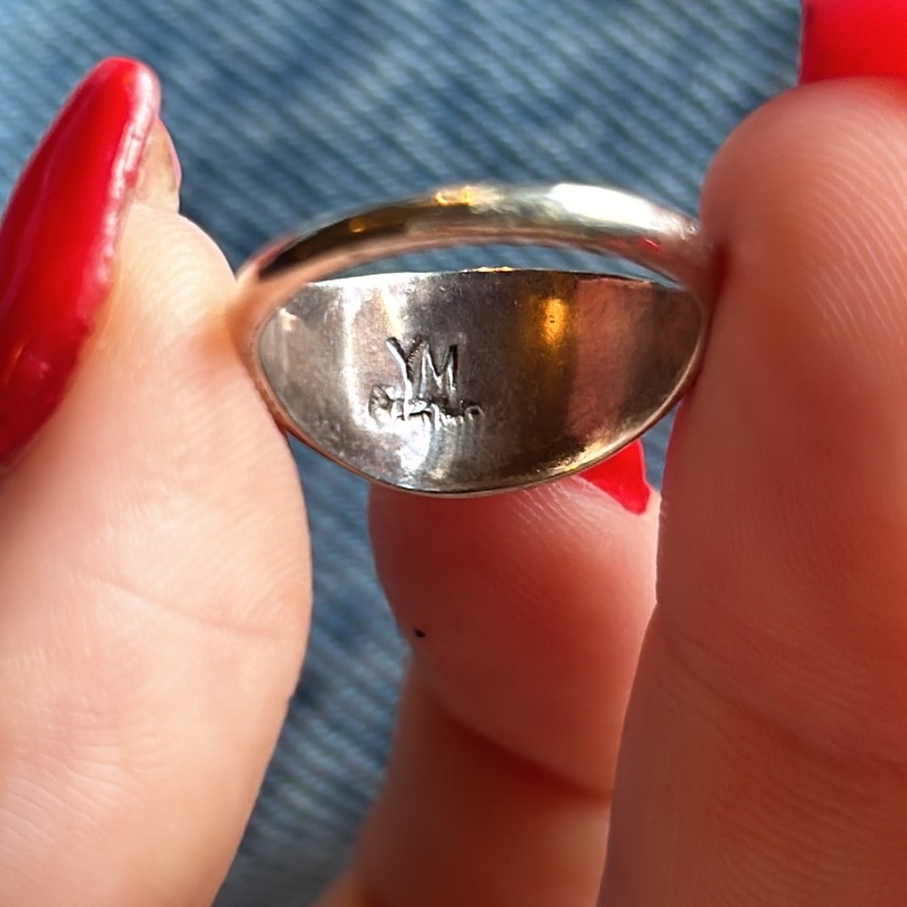 Native Style Inlay Ring - image 3